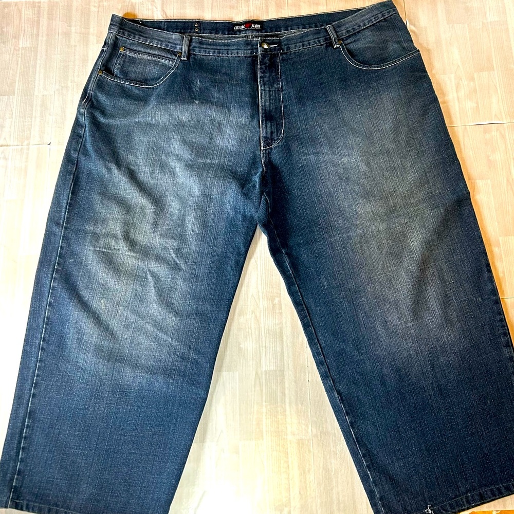 Vintage Culture Jeans Big & Baggy. Blue Denim.  W52 L32 15” Wide Leg. BIG!